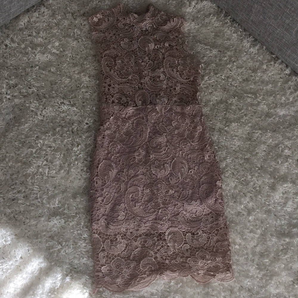 Blush Crochet Dress